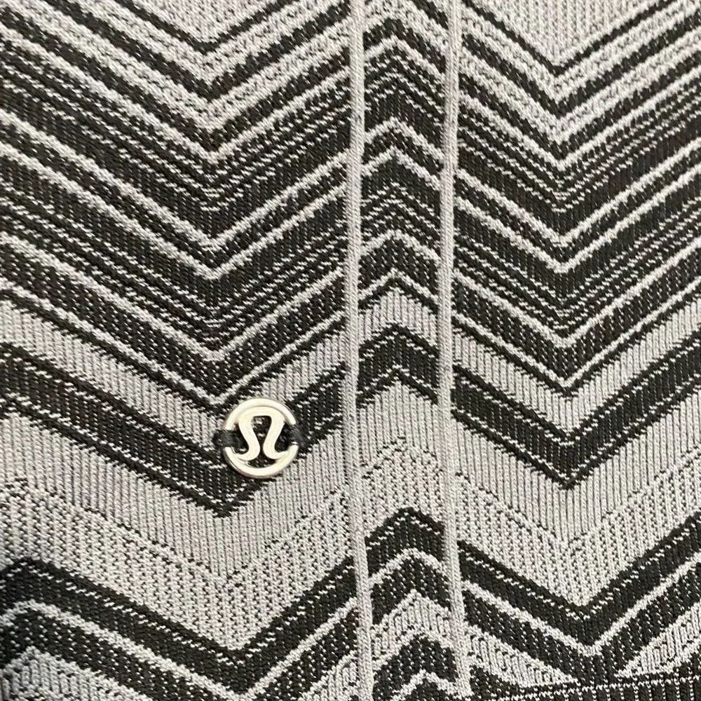 Lululemon Ebb To Street Pant Chevron Heathered Slate Leggings 6